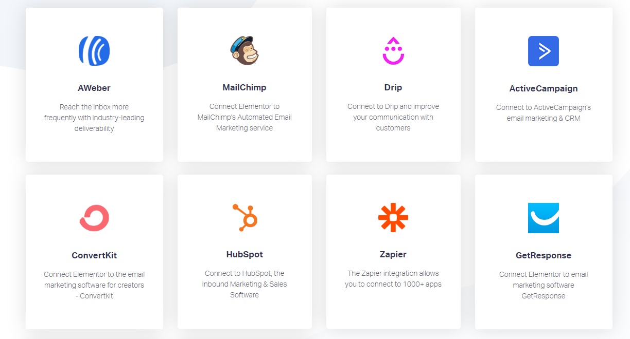 Integrations Integrations
