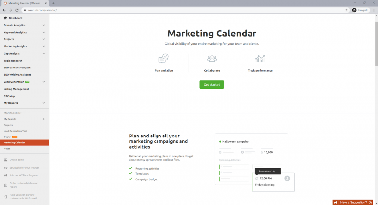 Marketing-Calendar