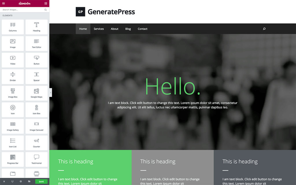 GeneratePress- Ease of use