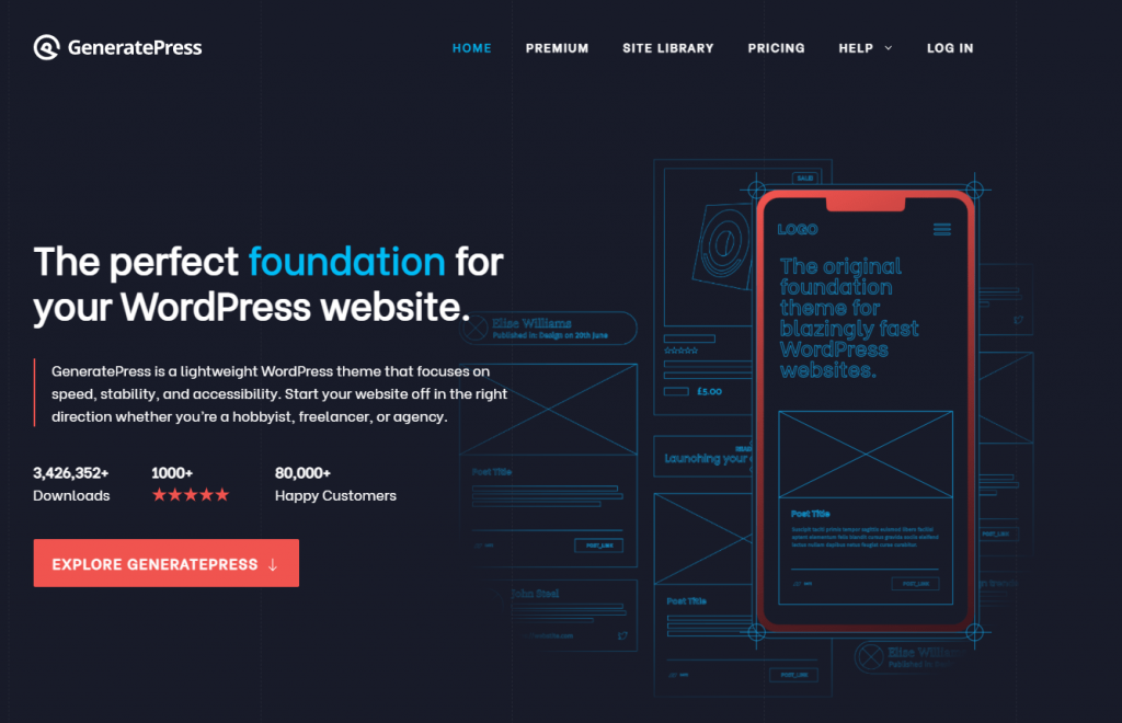 GeneratePress Overview GeneratePress Overview