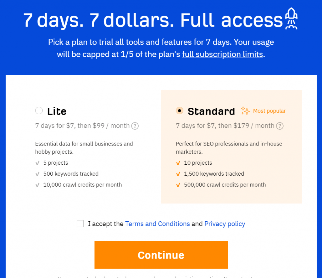 Choose A Plan To Continue Choose A Plan To Continue
