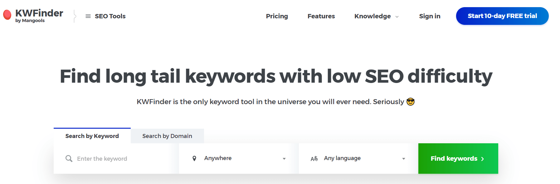 Keyword finder Overview