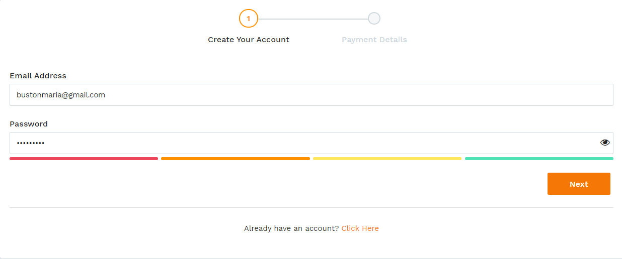 Create Your Account Create Your Account