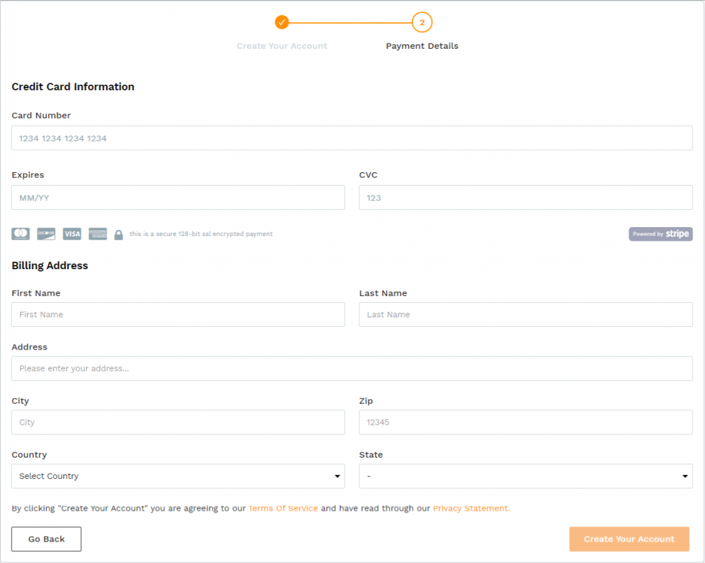 Payment Information Payment Information