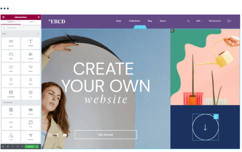 Elementor Drag & Drop Builder Elementor Drag & Drop Builder