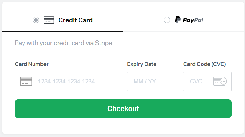 Enter your card details Enter your card details