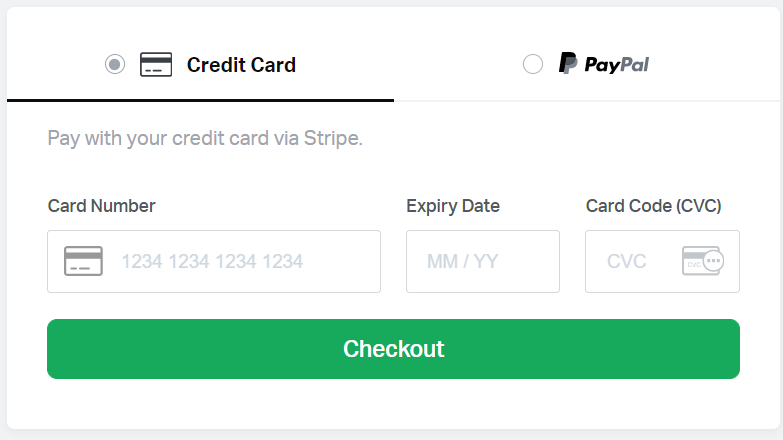 Enter your card details