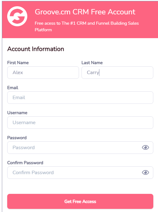Groovefunnels - Account Information Groovefunnels - Account Information
