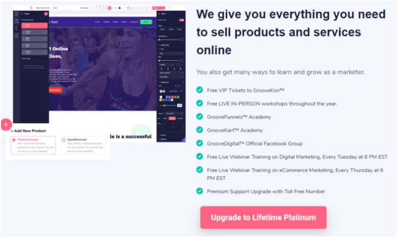 Groovefunnels - Sell Product And Service