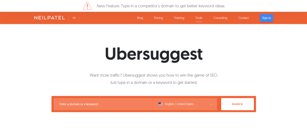 Ubersuggest Overview