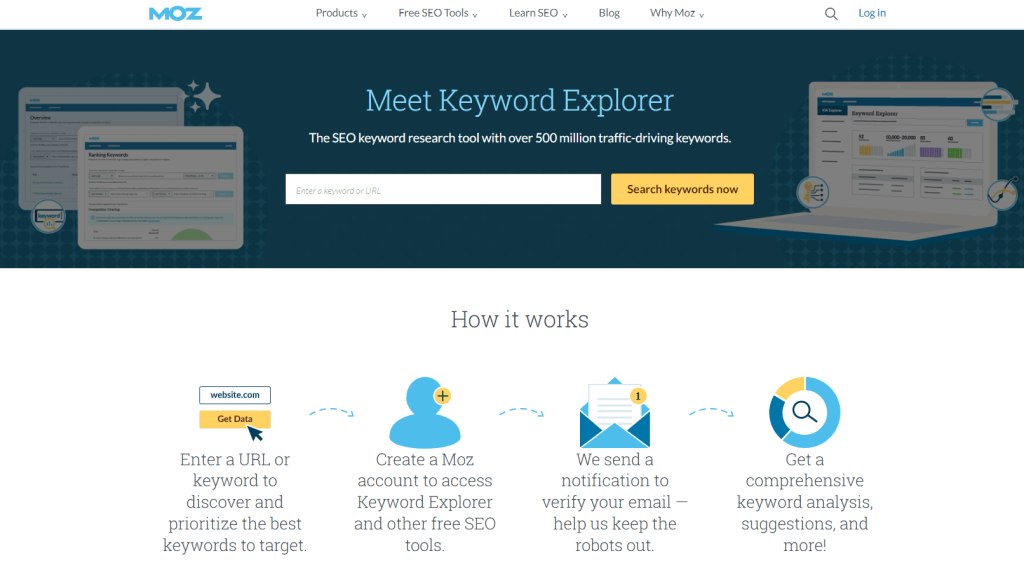 Moz Keyword Searcher