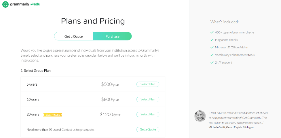 Grammarly for Education Plans Grammarly for Education Plans