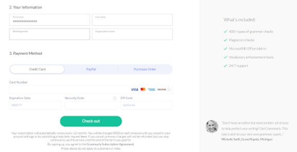 Payment Information Payment Information