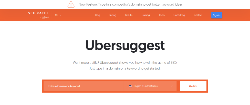 Ubersuggest Overview