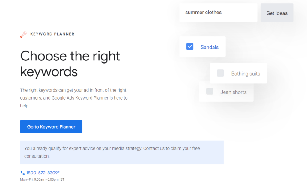 Keyword Planner Keyword Planner
