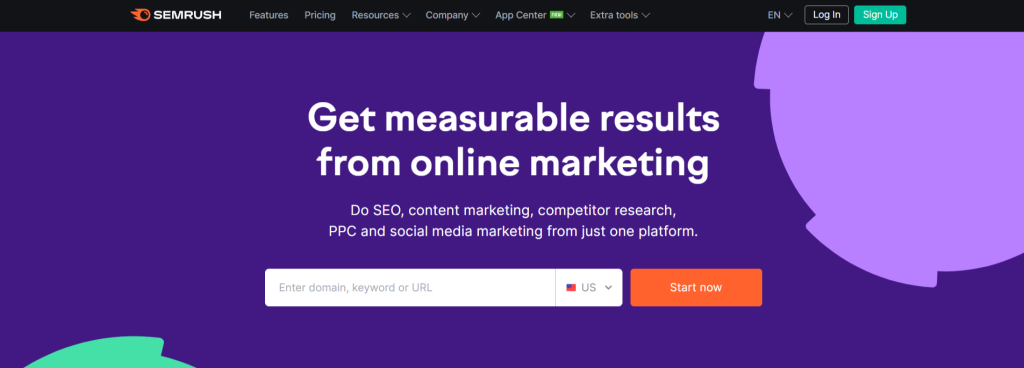Semrush Overview Semrush Overview