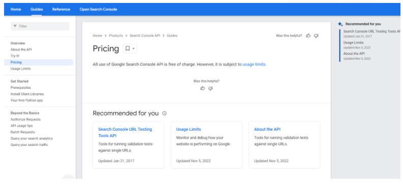Google Search Console- Pricing page Google Search Console- Pricing page