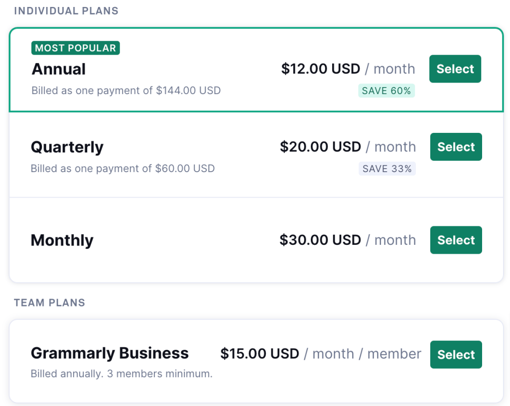 Select a plan Select a plan