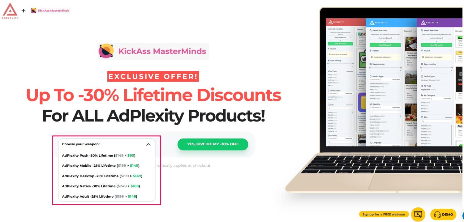 Choose An Adplexity Plan Choose An Adplexity Plan