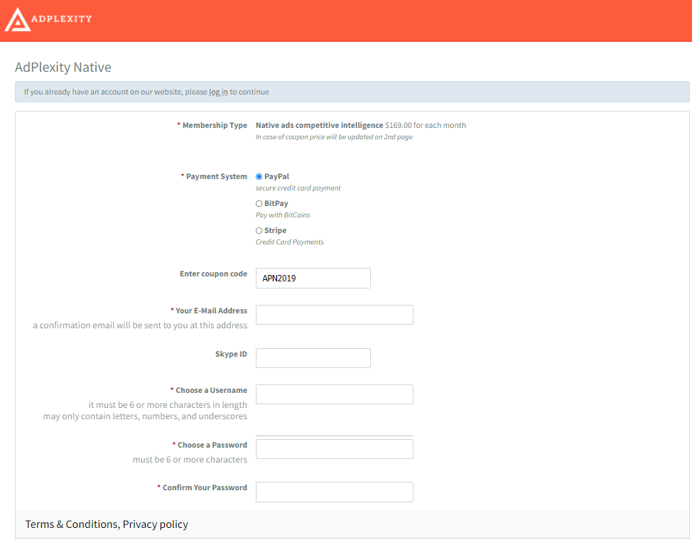Adplexity Create A Account Adplexity Create A Account