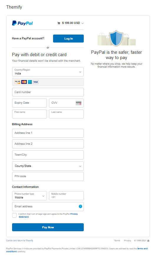Themify - Create A Account Themify - Create A Account