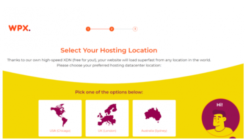 WPX Hosting - Select Your Location
