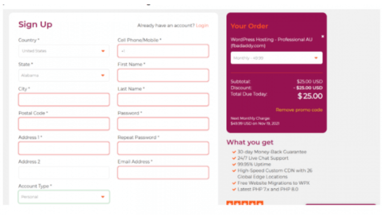 WPX Hosting - Sign UP WPX Hosting - Sign UP