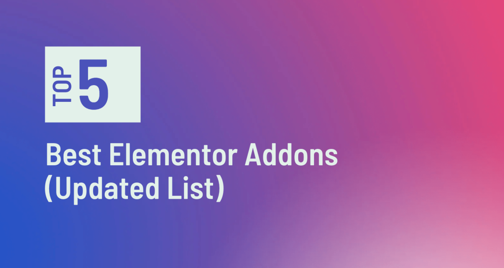 best Elementor Addons