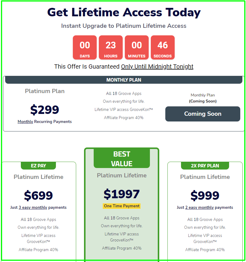 GroovePages - Lifetime Access GroovePages - Lifetime Access