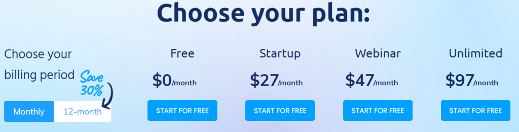 Systeme.io Pricing Plan