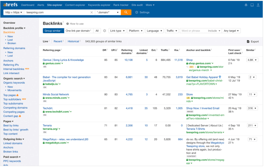 How To Use Ahrefs - Competitor