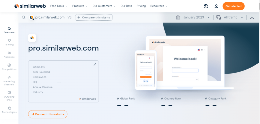 Similar Web Pro